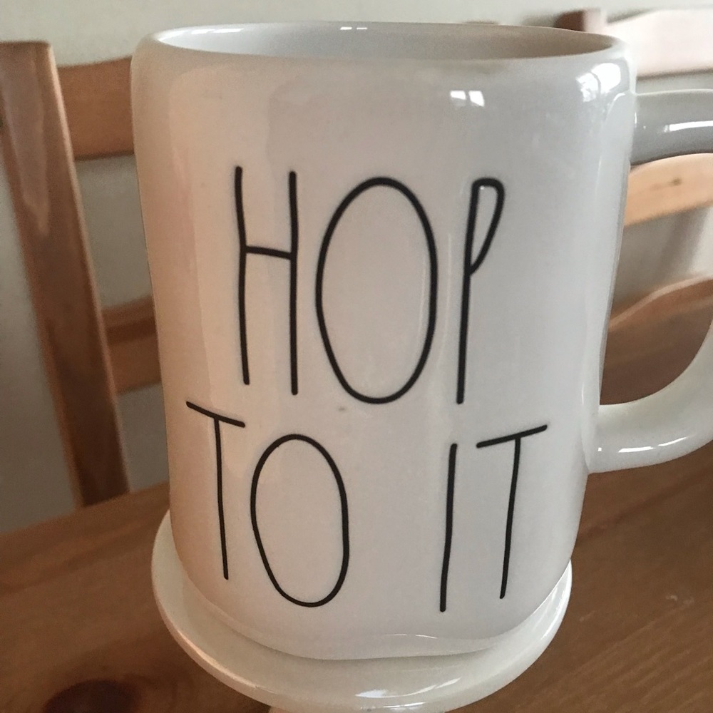 Rae Dunn HOP TO IT Mug